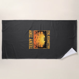 Serviette De Plage Conception de forêt hantée de conte de Halloween t