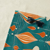 Serviette De Plage Conception de gouttes atomiques minimales (En situation)