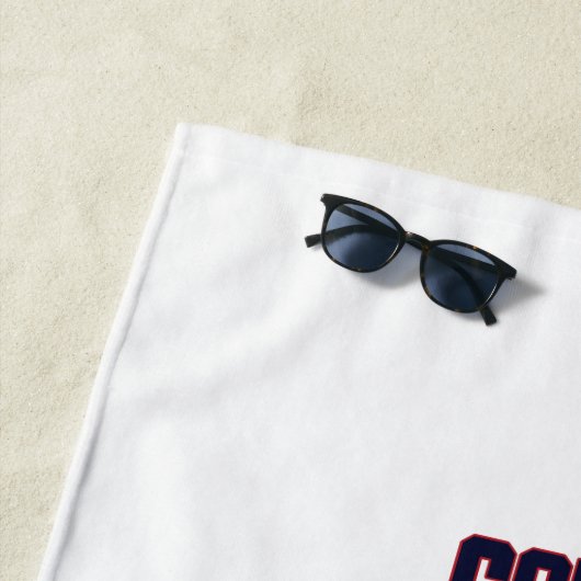 Serviette De Plage Conception de jeux avec casque (En situation)