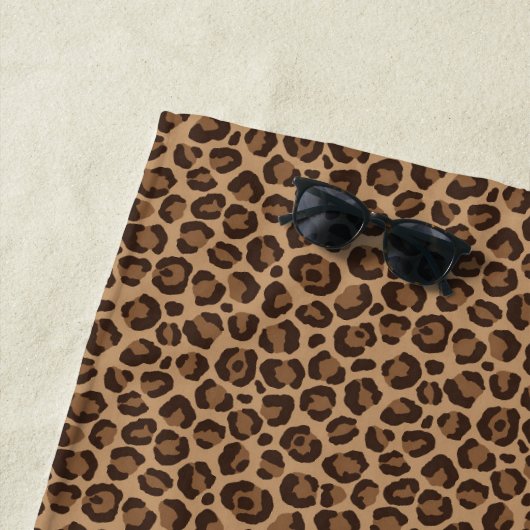 Serviette De Plage Conception de la série Classic Leopard 12 (En situation)