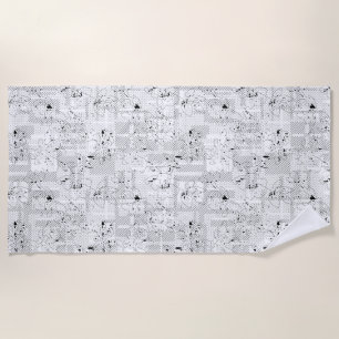 Serviette De Plage conception de langage cent un