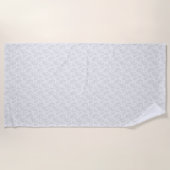 Serviette De Plage conception de langage Quarante (Devant)