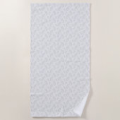 Serviette De Plage conception de langage Quarante (Devant)