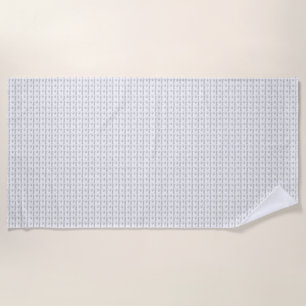 Serviette De Plage conception de langage Quatorze