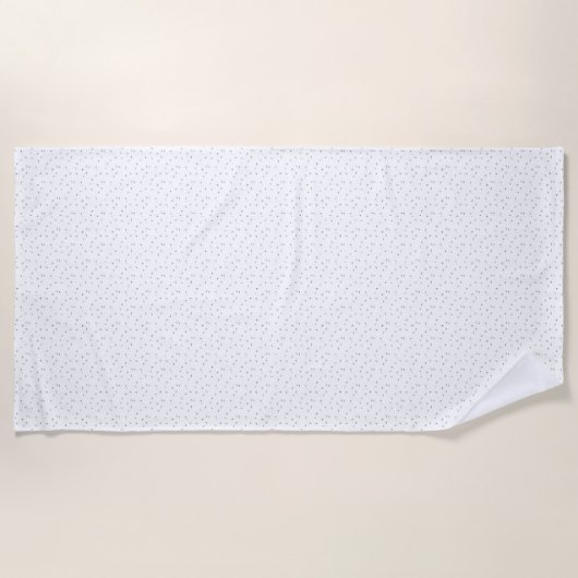 Serviette De Plage conception de langage Six (Devant)