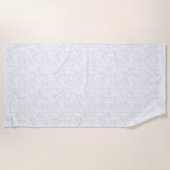 Serviette De Plage conception de langage Trente Quatre (Devant)