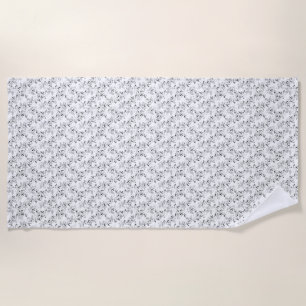 Serviette De Plage conception de langage Vingt