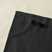 Serviette De Plage Conception de Lune de Skateboard d'Halloween Hallo (En situation)