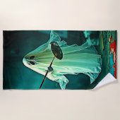 Serviette De Plage Conception de studio de Ghomajorité Artiste (Devant)