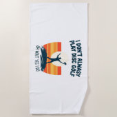 Serviette De Plage Conception de T-shirt Disk Golf Lover (Devant)