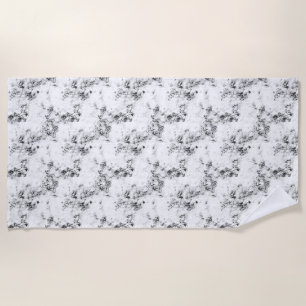 Serviette De Plage conception de terrain Dix-sept