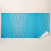 Serviette De Plage Conception d'eau / Océan Bleu (Devant)