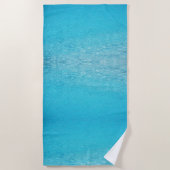 Serviette De Plage Conception d'eau / Océan Bleu (Devant)