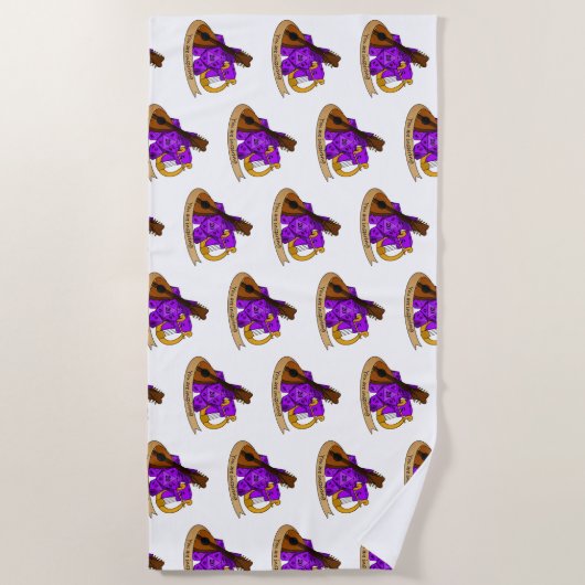 Serviette De Plage Conception des dés de série (Devant)