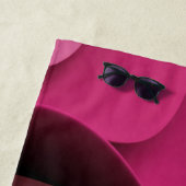 Serviette De Plage Conception des mouvements de flux de rave (En situation)