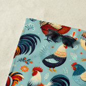 Serviette De Plage Conception du poulet et du coq (En situation)