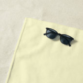 Serviette De Plage Conception du texte d'été (En situation)