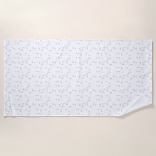 Serviette De Plage conception horizontale Seize