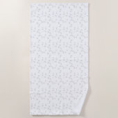 Serviette De Plage conception horizontale Seize (Devant)