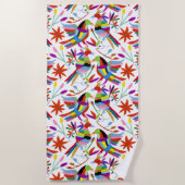 Serviette De Plage Conception Otomi moderne III (Devant)