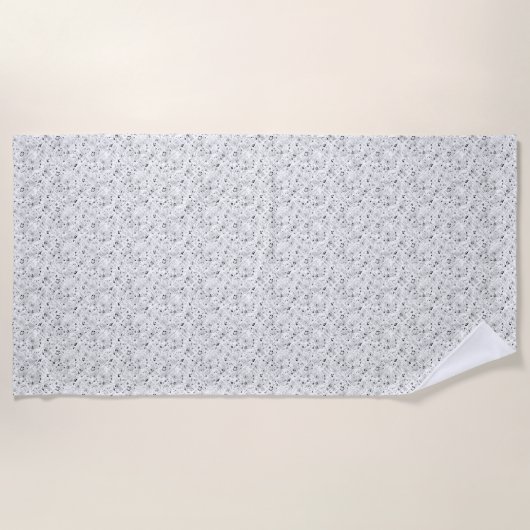 Serviette De Plage conception point neuf (Devant)
