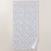 Serviette De Plage conception point neuf (Devant)
