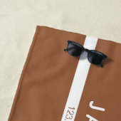 Serviette De Plage Conception professionnelle moderne et minimale | B (En situation)