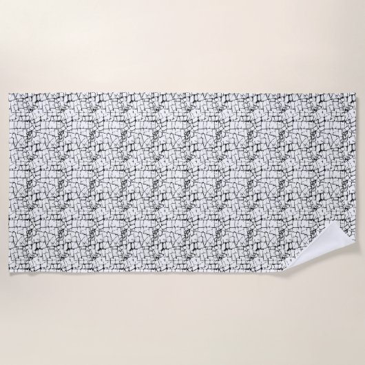 Serviette De Plage conception sèche Quinze (Devant)