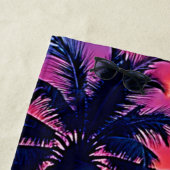 Serviette De Plage Conception Tropical Sunset Paradise (En situation)