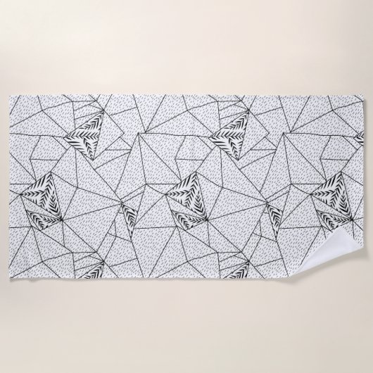 Serviette De Plage conception verticale cent deux (Devant)