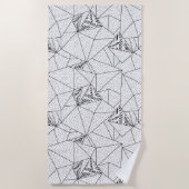 Serviette De Plage conception verticale cent deux (Devant)