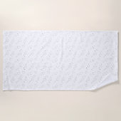 Serviette De Plage Conception Verticale Huit (Devant)