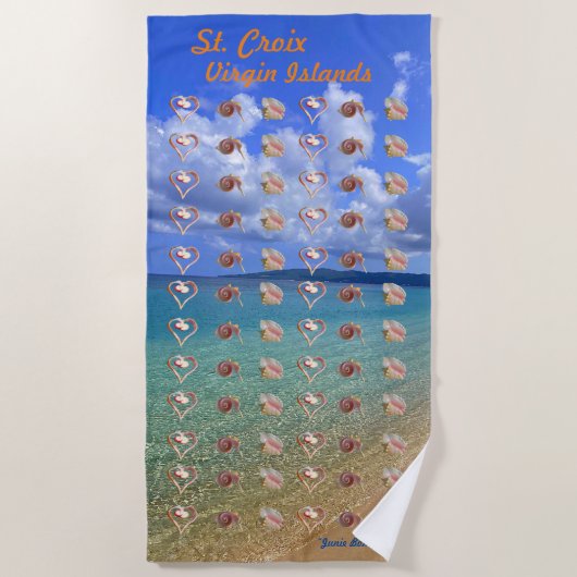 Serviette de plage Conch Shell (Devant)