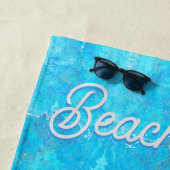 Serviette De Plage Conch Shell "Beach Life" (En situation)