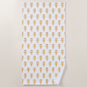 Serviette De Plage cône de crème glacée (Devant)