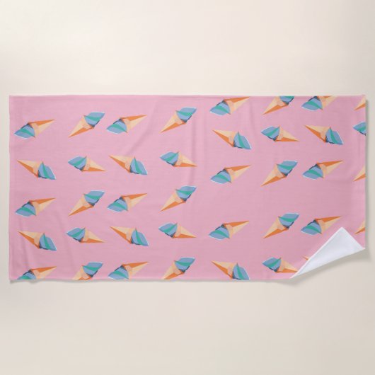 Serviette De Plage Cônes crème glacée Beach (Devant)