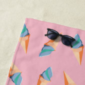 Serviette De Plage Cônes crème glacée Beach (En situation)