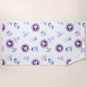 Serviette De Plage Confort et sécurité | Confort et Motif de sécurité (Devant)