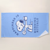 Serviette De Plage Confort et sécurité | Le bonheur, c'est les rituel (Devant)