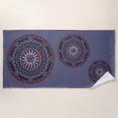 Serviette de plage Connected Independence Day (Devant)