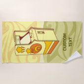 Serviette De Plage Console de jeu d'arcade haute (Devant)