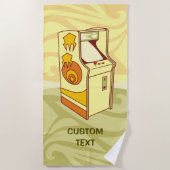 Serviette De Plage Console de jeu d'arcade haute (Devant)