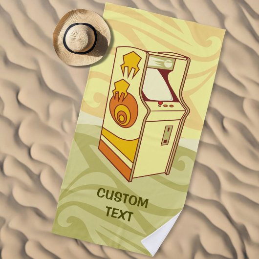 Serviette De Plage Console de jeu d'arcade haute