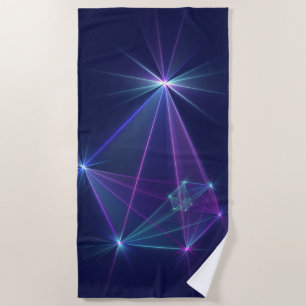 Serviette De Plage Constellation, Art Fractal Abstrait Fantastique