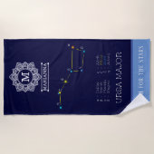 Serviette De Plage Constellation Ursa major (Devant)