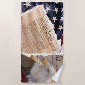 Serviette de plage Constitution (Devant)