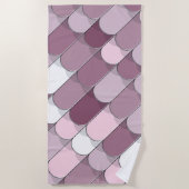 Serviette De Plage Construction Abstraite (tuiles) 2 (Devant)