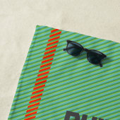 Serviette De Plage Construction du disque dur du geek mémoire avec te (En situation)