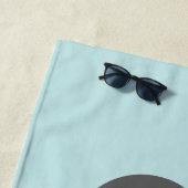 Serviette De Plage Contrôleur de jeu vidéo bleu clair (En situation)