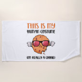 Serviette De Plage Cookie d'Halloween (Devant)